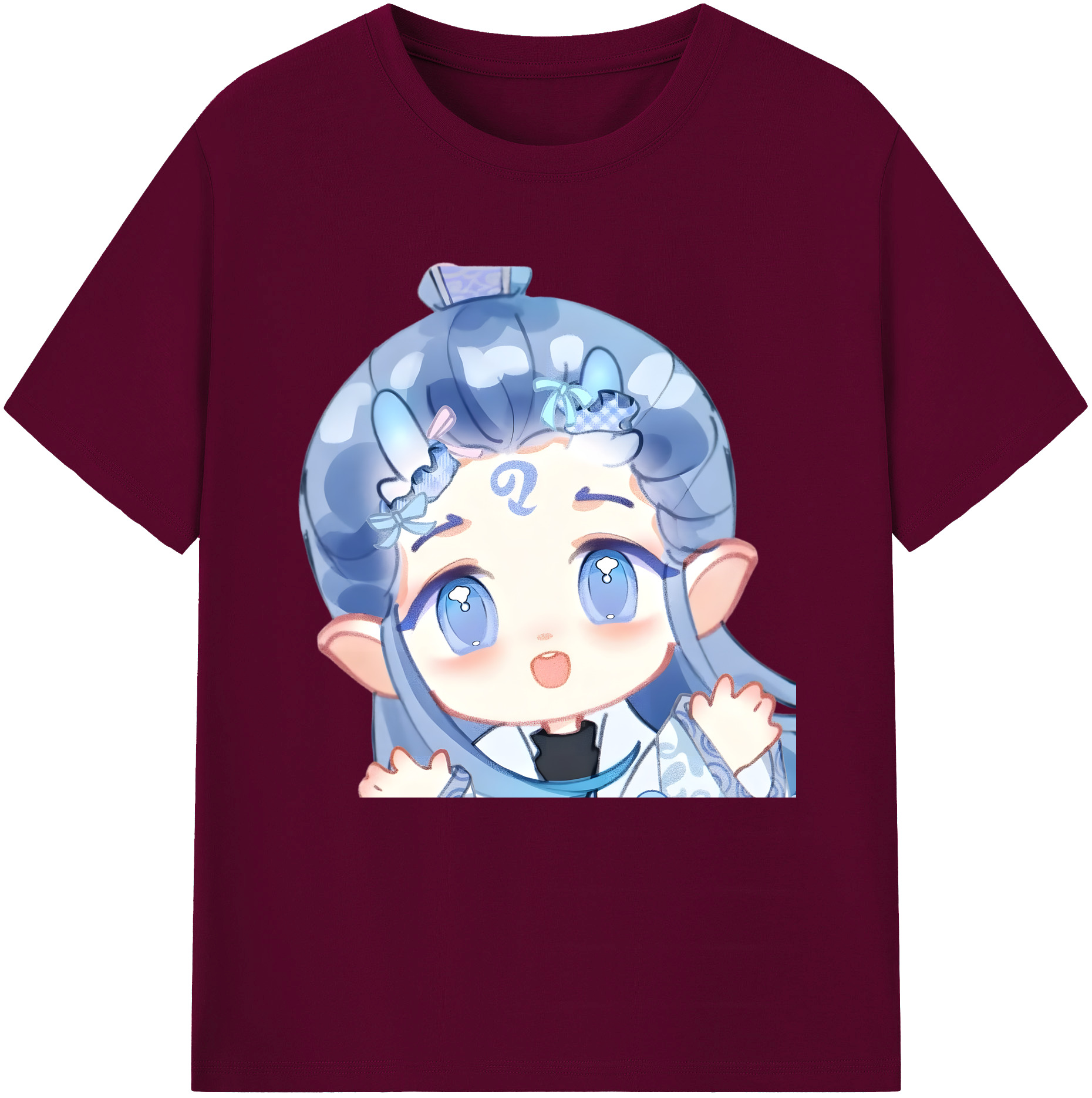 （画像用） Ne Zha 2 ナタ 魔童の大暴れ レディースカジュアルプリントTシャツ（綿100％）